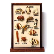 Wooden Magnets Handcrafted  - Natural Timber